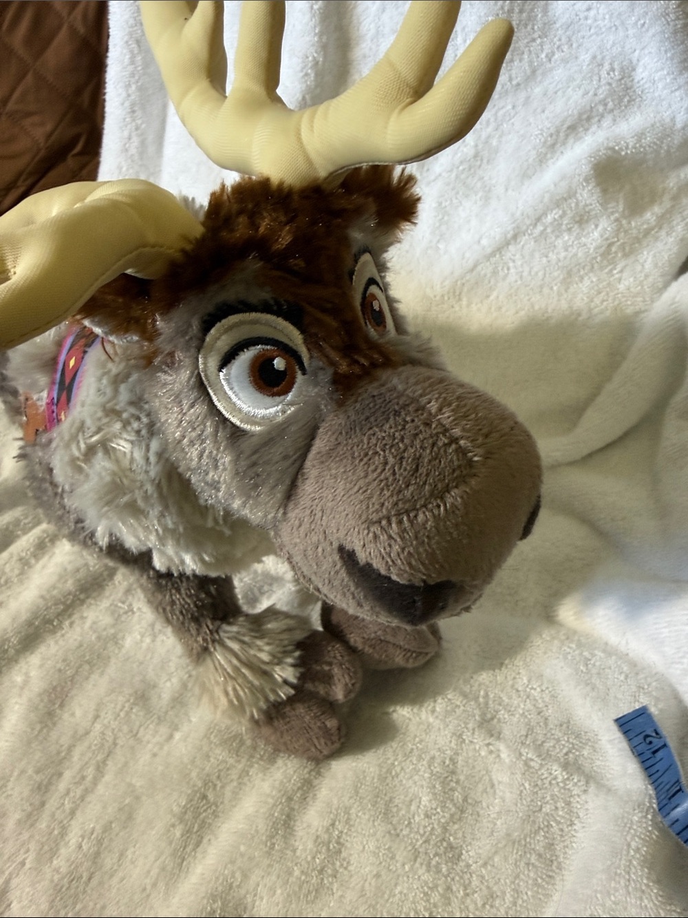 Disney Brown, Tan & Cream Sven Plush Reindeer Stuffed Animal